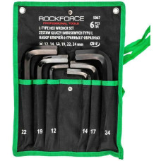 Rockforce KLUCZ IMBUS kpl. 6el.   12-24mm