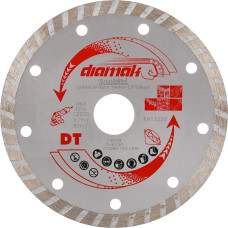 Makita TARCZA DIAMENTOWA 125x22,23mm TURBO (NA SUCHO) BETON, CEGŁA, MARMUR