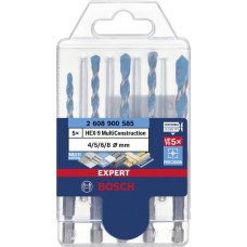 Bosch WIERTŁO HEX-9 MULTICONSTRUCTION ZESTAW 5szt.  4/5/6/8mm