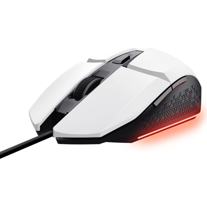 Trust MOUSE USB OPTICAL GAMING WHITE/GXT 109W FELOX 25066 TRUST