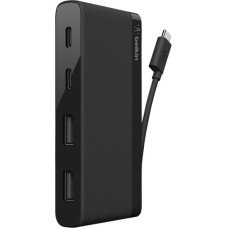 Belkin Travel Hub USB-C 4-Port black F4U090btLBK