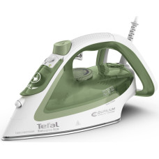 Tefal Easygliss Eco FV5781 Sausais un tvaika gludeklis Durilium Airglide paliktnis 2800 W Balts, Zaļš