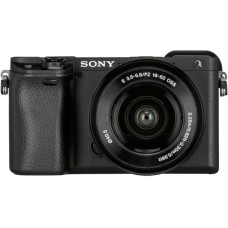 Sony α 6400 + SELP1650 MILC 24,2 MP CMOS 6000 x 4000 pikseļi Melns