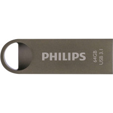 Philips Moon edition 3.1 USB zibatmiņa 64 GB USB Type-A 3.2 Gen 1 (3.1 Gen 1) Pelēks