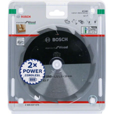 Bosch PIŁA STANDARD WOOD ACCU 160x20x12z