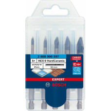 Bosch WIERTŁO HEX-9 HARD CERAMIC ZESTAW 5szt. 4/5/6/8/10mm EXPERT