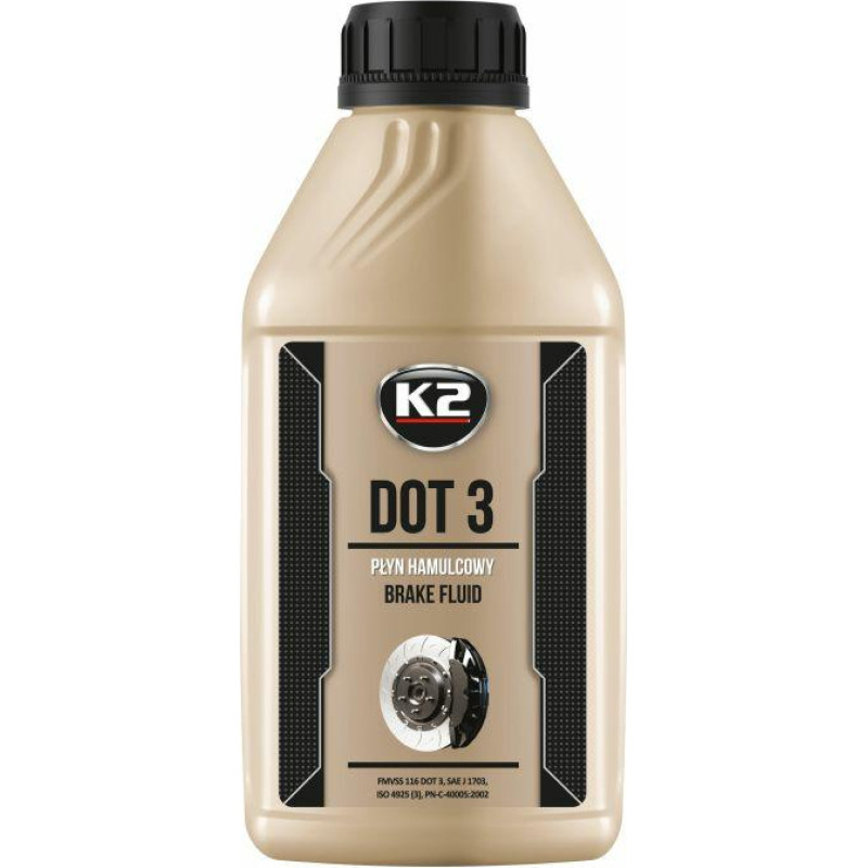 K2 PŁYN HAMULCOWY DOT 3 500ml