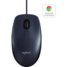 Logitech B100 pele Birojs Abām rokām USB Type-A Optisks 800 DPI