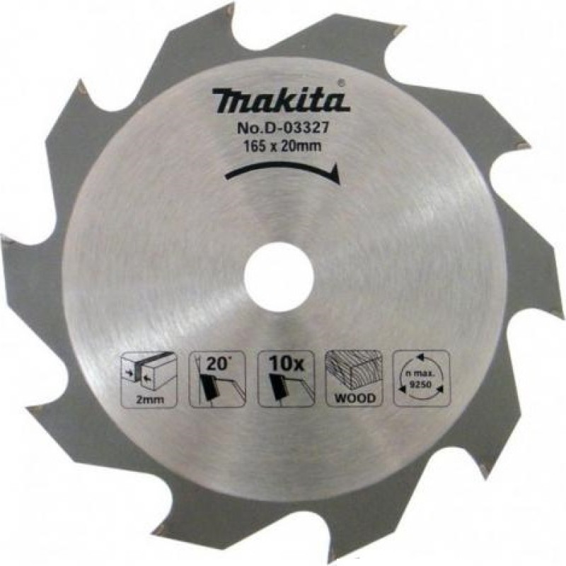 Makita PIŁA TARCZOWA 165x20mm 10-ZĘBÓW ECONOMY