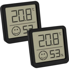 Tfa-Dostmann TFA 30.5053.01.02 2er Set black Digital Thermo Hygrometer