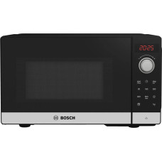 Bosch Serie 2 FFL023MS2 mikroviļņu krāsns Melns, Nerūsējošs tērauds Solo mikrovilnis Novietojams uz galda 20 L 800 W