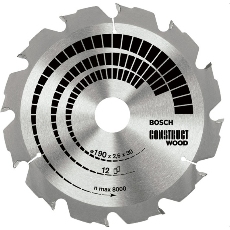 Bosch CONSTRUCT WOOD TARIFF zāģa asmens 300x3.2x30x20z