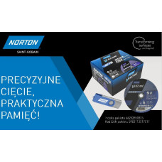 Norton TARCZA.VULCAN 230 x 1,9mm 50/szt. A46S DO METALU+PAMIEĆ USB 64GB