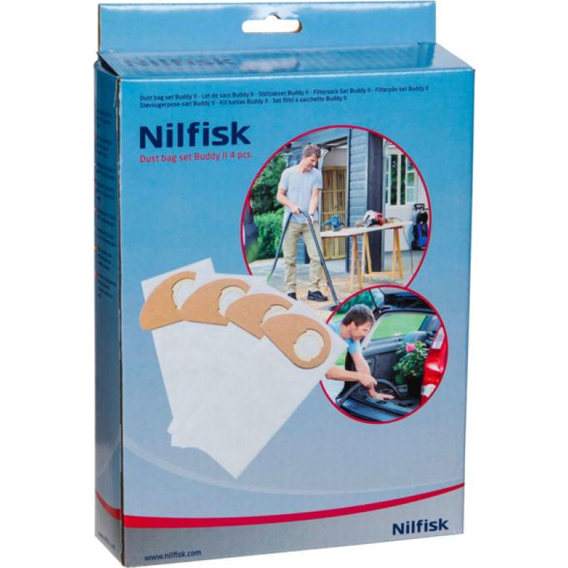 Nilfisk Dust Bag Kit for Buddy II