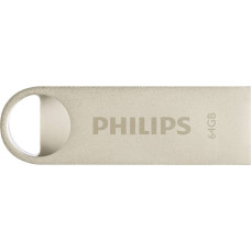 Philips Moon Edition 2.0 USB zibatmiņa 64 GB USB Type-A Sudrabs