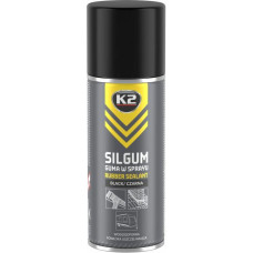 K2 GUMOWA POWŁOKA W SPRAY SILGUM czarny 400 ML