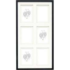 Deknudt S65KK2 black 6x10x15 Wood Gallery double Passepartout