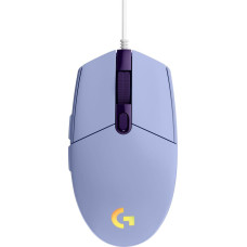 Logitech MOUSE USB OPTICAL G102 LIGHTSY/PURPLE 910-005854 LOGITECH