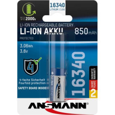 Ansmann 16340 Li-Ion Akku 850mAh 3,6V Standard Version  1300-0017