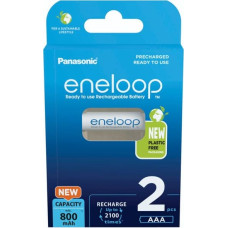 Eneloop 1x2 Panasonic Eneloop Micro AAA 800mAh Ni-MH        BK-4MCDE/2BE