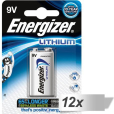 Energizer 12x1 ENERGIZER Ultimate Lithium 9V Block 1er Blister