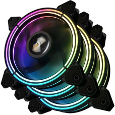 Darkflash Computer Fan set ARGB Darkflash CF11 Pro 3in1 120x120 (black)