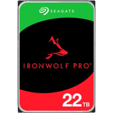 Seagate HDD|SEAGATE|IronWolf Pro|22TB|SATA|512 MB|7200 rpm|Discs/Heads 10/20|3,5"|ST22000NT001