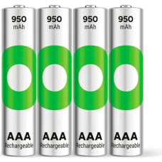 Gp Batteries 1x4 GP ReCyko NiMH Battery AAA 950mAH, ready to use