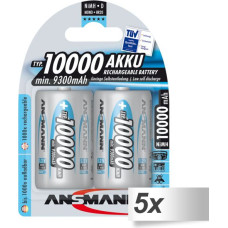 Ansmann 5x2 Ansmann NiMH bat. 10000 Mono D 9300 mAh          5030642