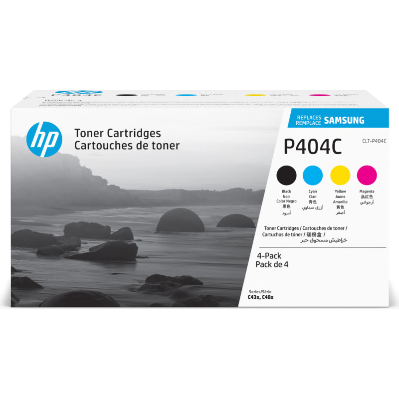 Samsung CLT-P404C 4-pack Cyan/Magenta/Yellow/Black Original Toner Cartridge