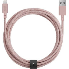 Native Union Belt Cable USB-A to Lightning 3m Rose