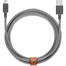 Native Union Belt Cable USB-A to Lightning 3m Zebra