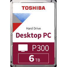 Toshiba HDD|TOSHIBA|P300|6TB|SATA 3.0|128 MB|5400 rpm|3,5"|HDWD260UZSVA