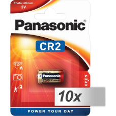 Panasonic 10x1 Panasonic Photo CR-2 Lithium VPE Inner Box