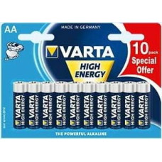 Varta High Energy AA 10-pack Vienreizējas lietošanas baterija Sārmaina akumulatoru baterija