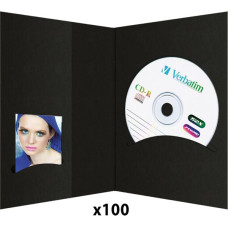 Daiber 1x100 Daiber Folders with CD archieve, 10x15, black