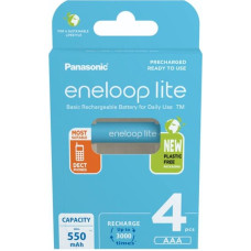 Eneloop 1x4 Panasonic Eneloop lite Micro 550mAh AAA Ni-MH    BK-4LCCE/4BE