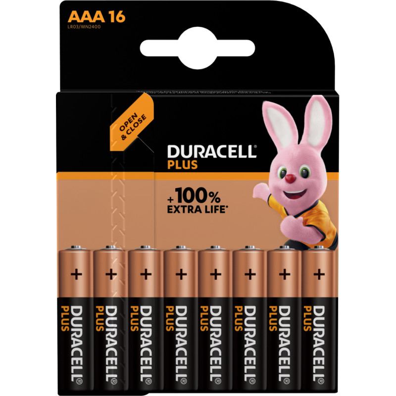 Duracell Plus 100 Vienreizējas lietošanas baterija AAA Sārmaina akumulatoru baterija