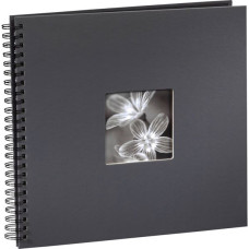 Hama Fine Art  Spiral grey 36x32 50 black pages     94874