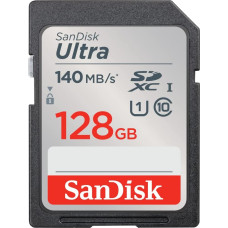 Sandisk Ultra SDXC UHS-I   128GB 140MB/s       SDSDUNB-128G-GN6IN