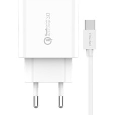 Foneng Fast charger Foneng 1x USB EU46 QC 3.0+ USB Type C cable