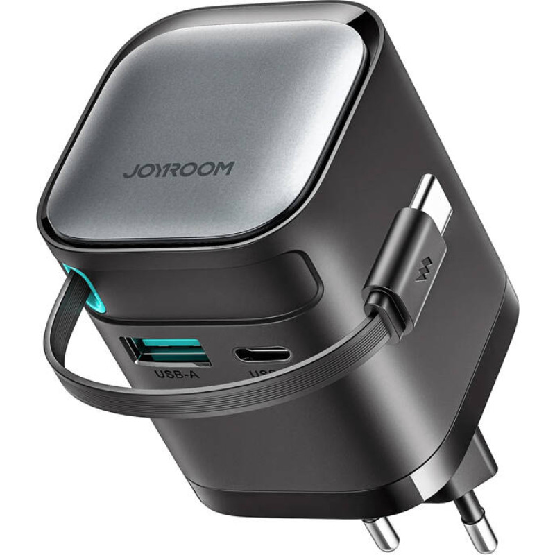 Joyroom Power charger with retractable cable 65W Joyroom TCL02 GaN