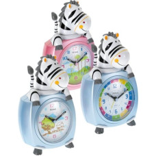 Mebus 26637 Kids Alarm Clock Zebra    colour assorted