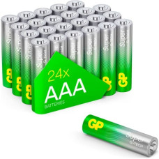 Gp Batteries 1x24 GP Super Alkaline AAA 1,5V Battery Packs Rel.03024AETA-B24