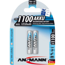 Ansmann 1x2 Ansmann NiMH rech. battery 1100 Micro AAA 1050 mAh