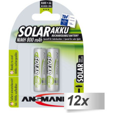 Ansmann 12x2 Ansmann maxE NiMH bat. Mignon AA 800 mAh SOLAR  5035513