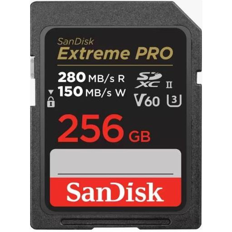 Sandisk Extreme Pro SDXC   256GB UHS-II C10 U3 V60