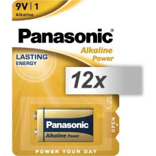 Panasonic 12x1 Panasonic Alkaline Power 9V-Block