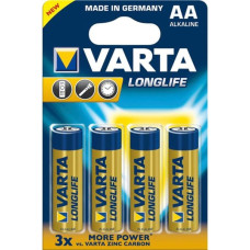 Varta 100x4 Varta Longlife Extra Mignon AA LR 6     PU master box