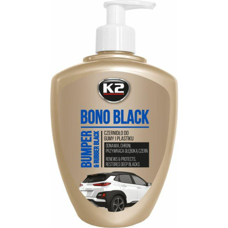 K2 CZERNIDŁO DO ODNAWIANIA GUMY I PLASTIKÓW BONO BLACK 500ML